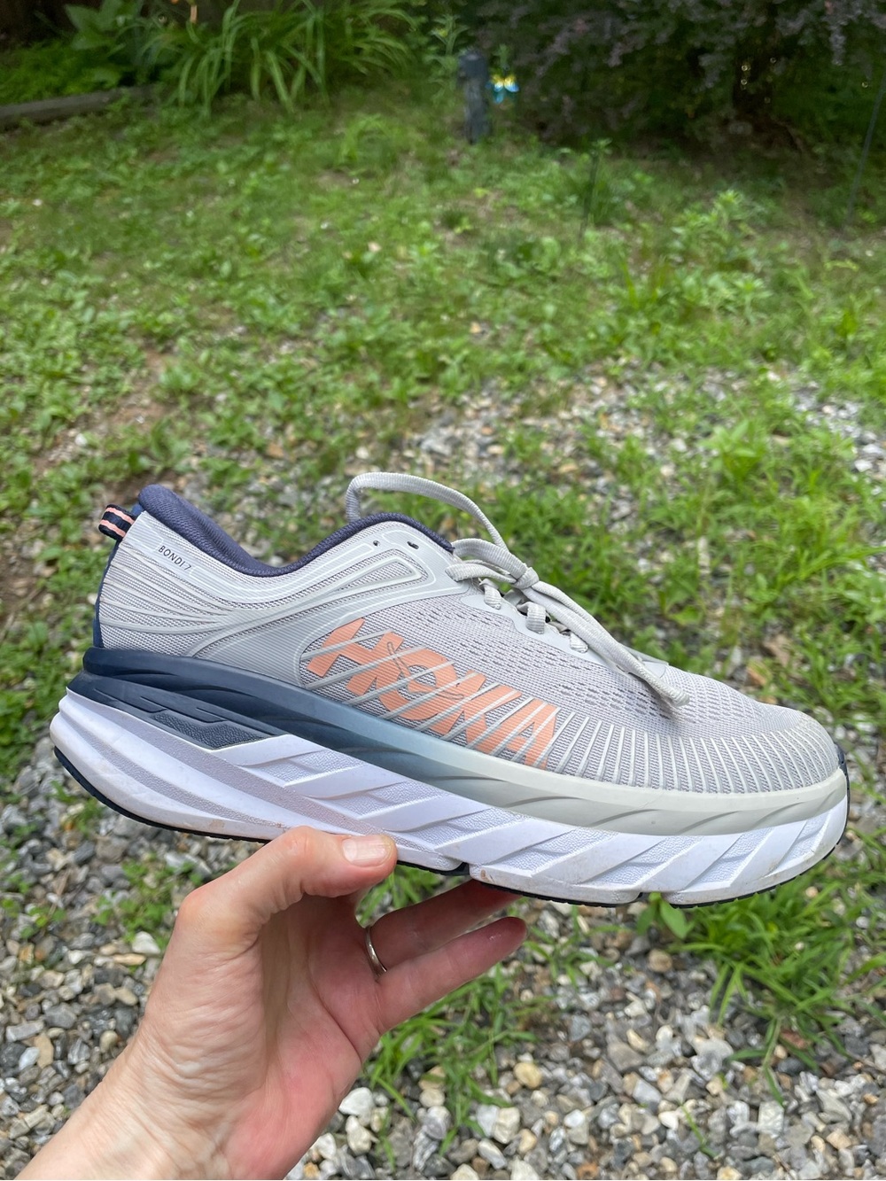 Hoka One One Bondi 7 Running Shoes Size 9.5 Woman’s